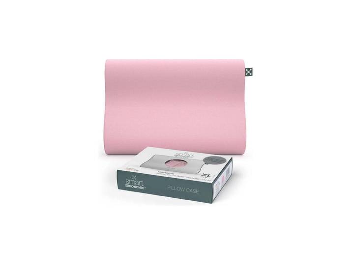 Kissenbezug SMARTSLEEP Smartsleep Kopfkissenbezug Ergonomic 60 x 43 cm, Dunkelblau , rosé, Kissenbezüge, Kissenbezug