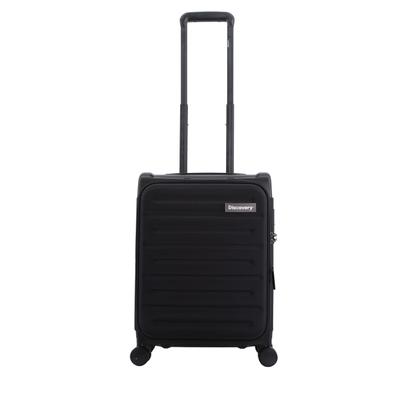 Koffer DISCOVERY "MOTION", Gr. B/H/T: 37cm x 53cm x 24cm, schwarz, unifarben, Koffer, mit integriertem TSA-Schloss