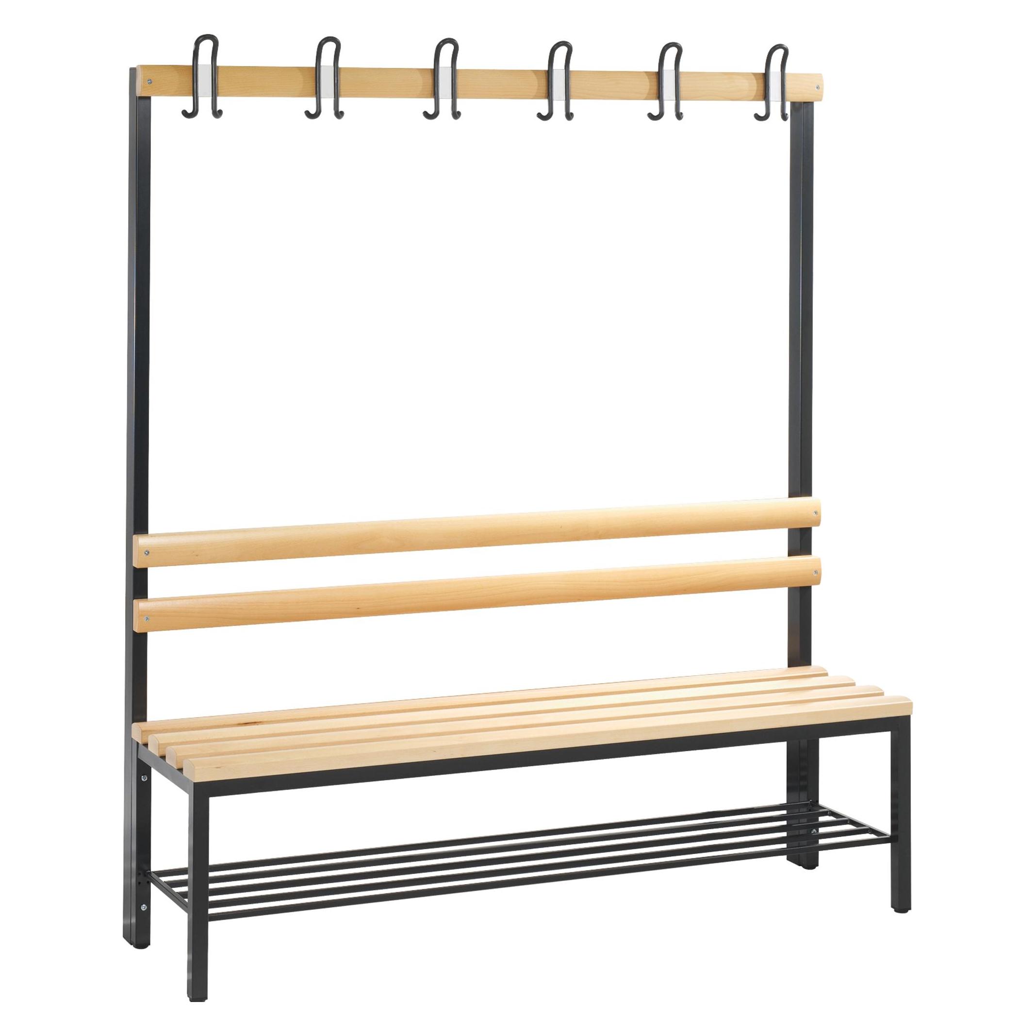 C+P Garderobenbank BASIC, einseitig (150 cm, 165 cm) (8051-110|S10000)