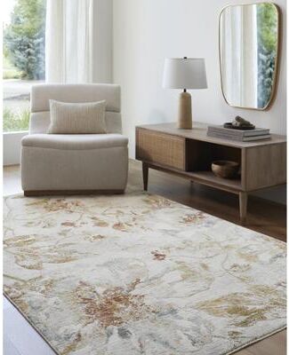 Livabliss Jocelynn Coastal Floral and Botanical Area Rug