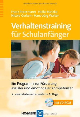 Franz Petermann - Verhaltenstraining für Schulanfänger: Ein Programm zur Förderung sozialer und emotionaler Kompetenz - Preis vom 09.10.2026 07:28:09 h