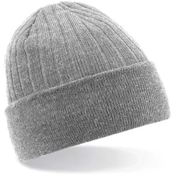 Beechfield Unisex Thinsulate Strickmütze Beanie B447 heather grey one size