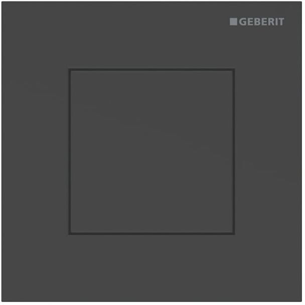 Geberit Typ 40 Urinal-Steuerung 116217141 pneumatisch, Square, schwarz matt / easy-to-clean-beschichtet
