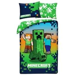 Minecraft Bettwäsche-Set 140x200 cm, 70x90 cm