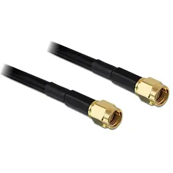 DELOCK HF Kabel RP-SMA -> RP-SMA St/St 2.00m low loss
