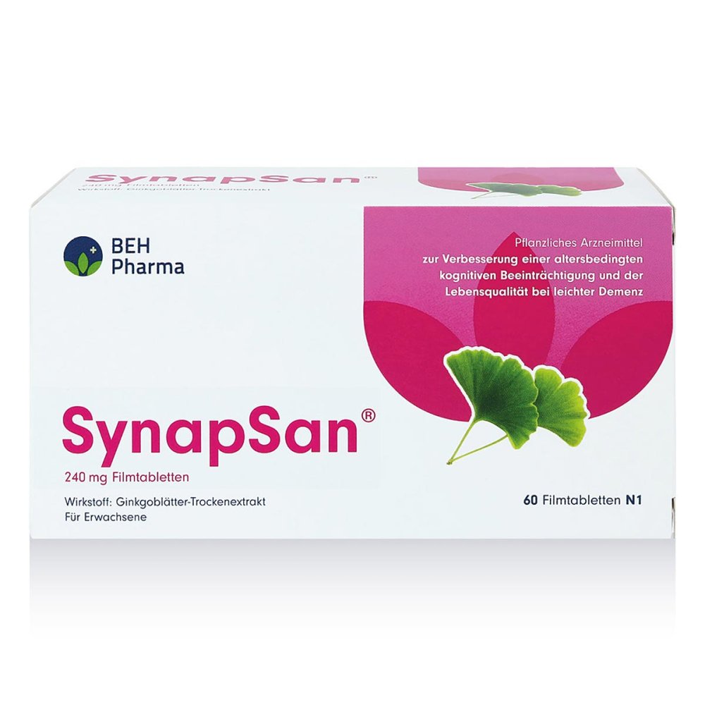 BEH Pharma GmbH Synapsan 240 Mg Filmtabletten 18673745