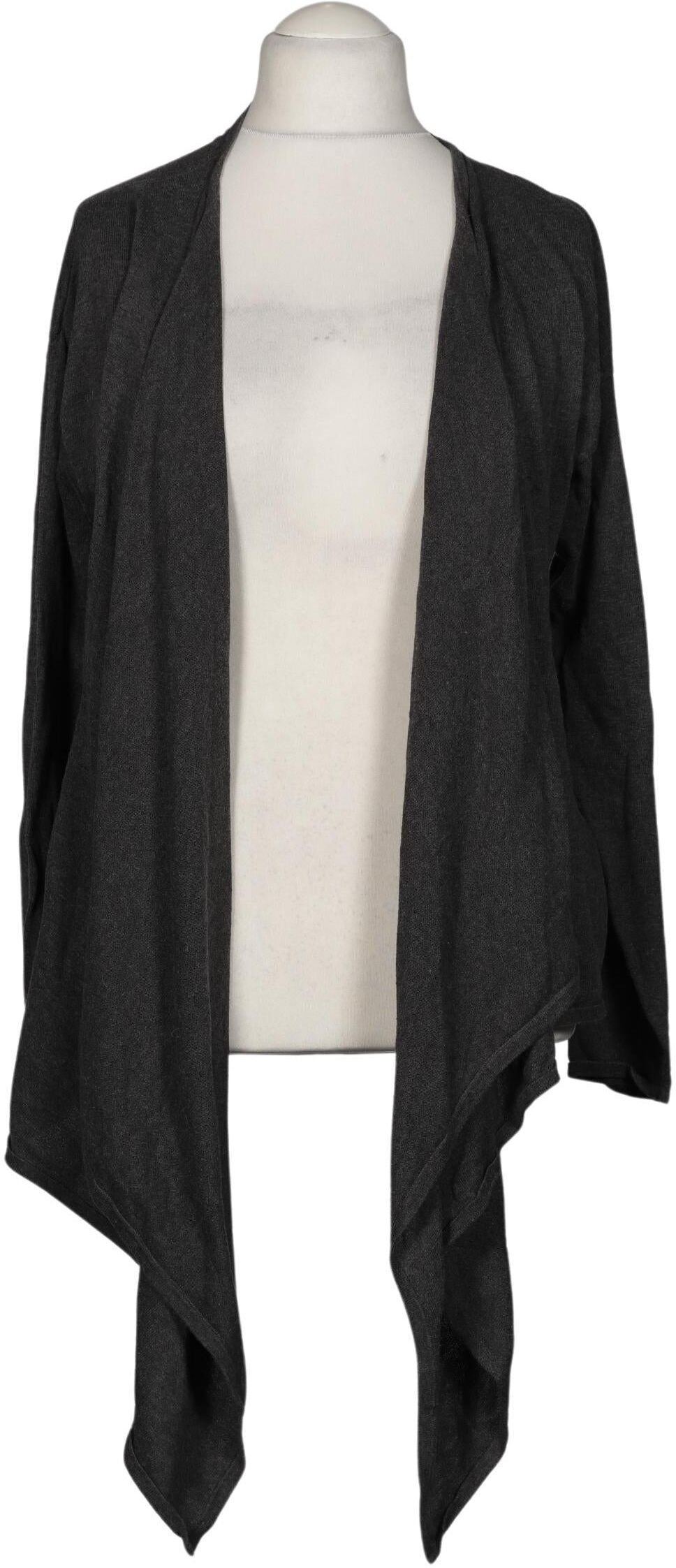 Laura Ashley Damen Strickjacke, Grau, Gr. EU 42, Baumwolle - Second Hand
