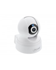 InLine SmartHome Kamera innen HD Bewegungserkennung Schwenk-/Neigbar Blau Weiß (40156)