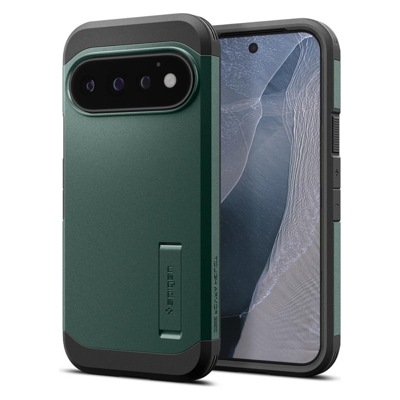 Spigen - Tough Armor MagFit - Google Pixel 11 Pro - Abyss Green (Google Pixel 11 Pro) (8800337249880-ACS11859)