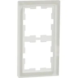 Merten Rahmen 2f.kristallws D-Life Glas MEG4020-6520