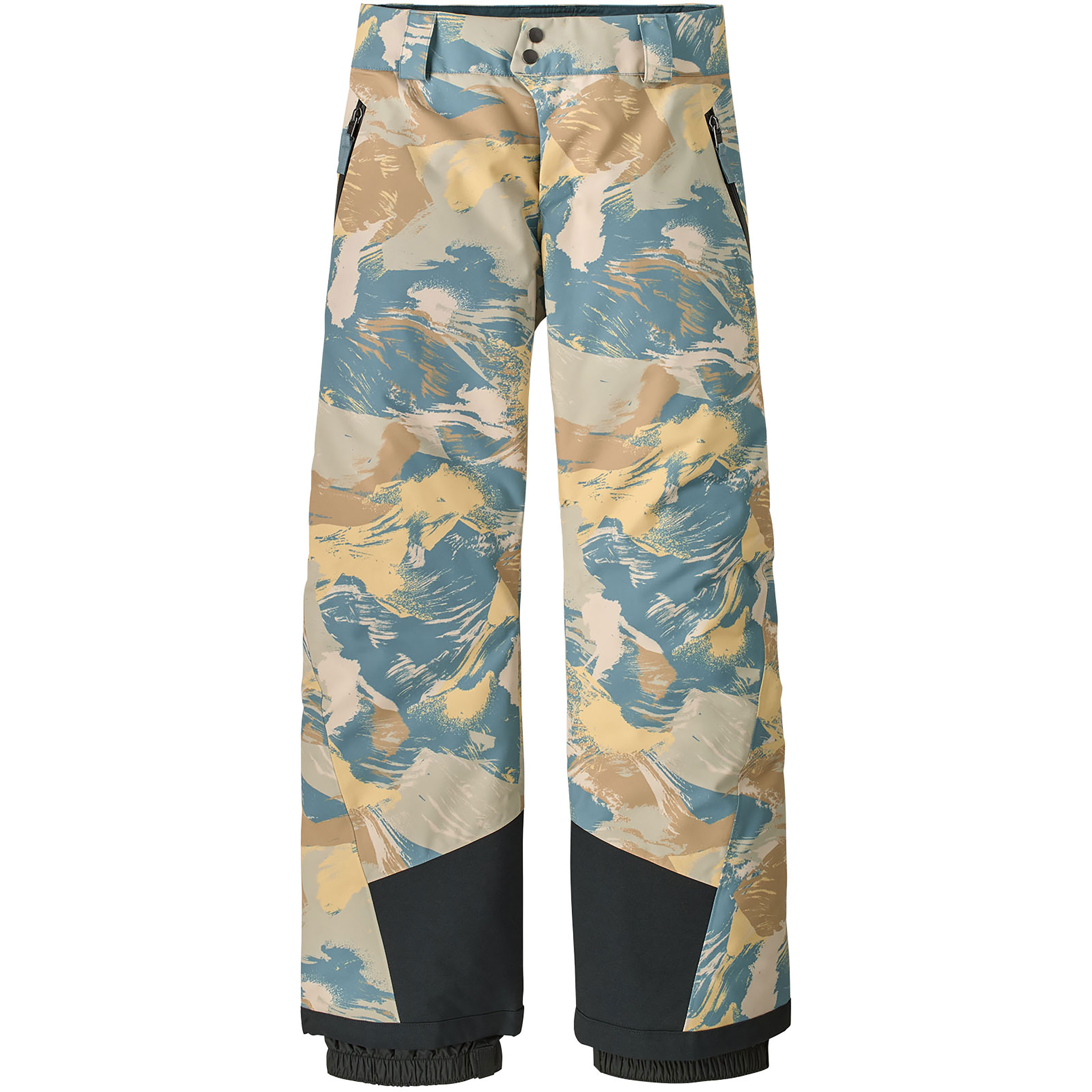 Patagonia K's Powder Town Hose Kinder Isolationshose beige Größe 130 Lifestyle Winddicht Wasserabweisend