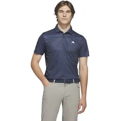 adidas Polo Performance Textured Print, navy/weiss