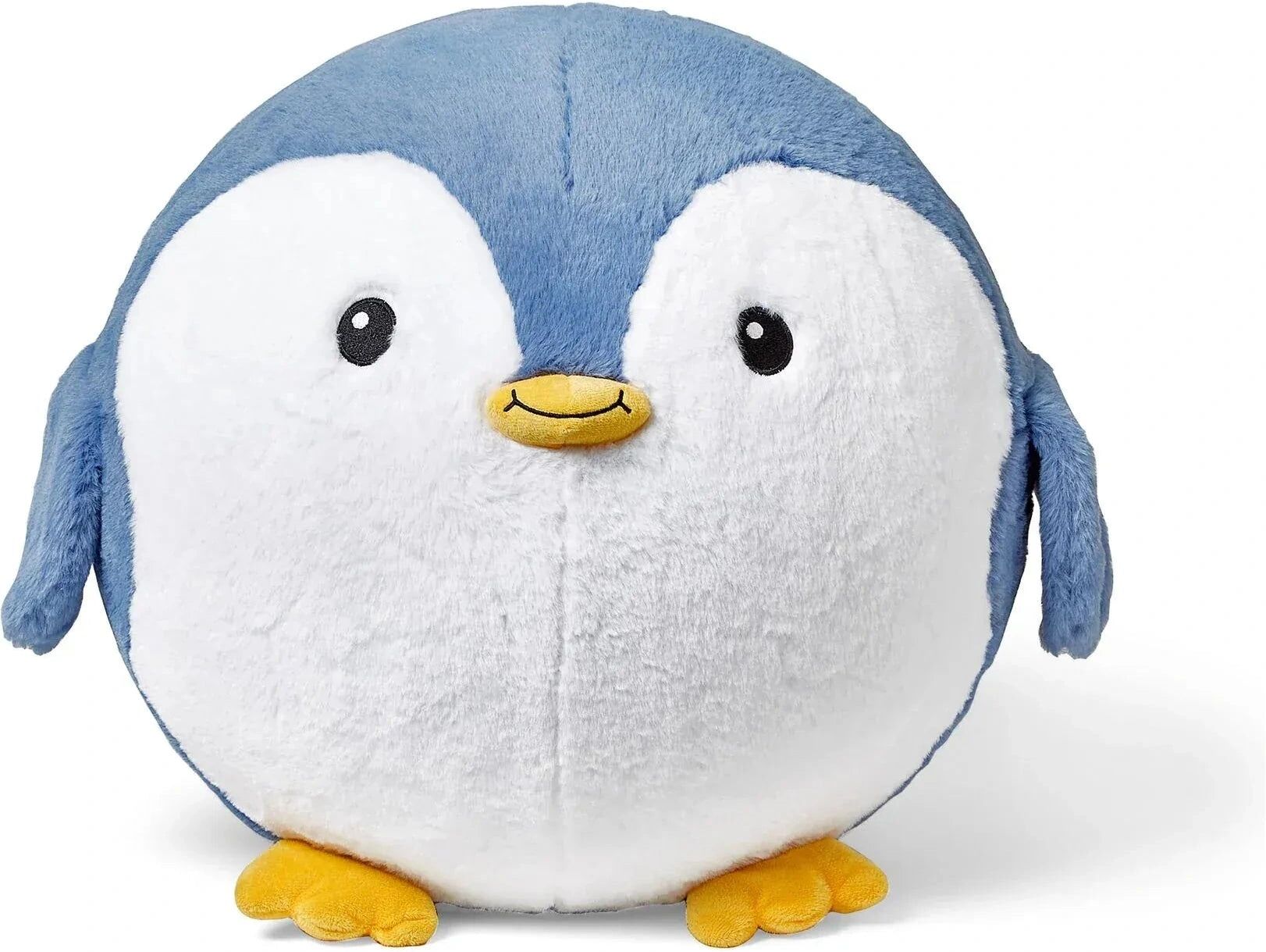 Yoga Ball Buddy with BubblePlush (Penguin) - Inflatable Yoga Ball for Kids with Mindfulness Prompts and Soft Plush Cover - Learning Resources - 38 cm