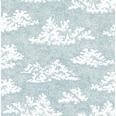 NuWallpaper Block Print Sky Day Dream Novelty Peel & Stick Wallpaper