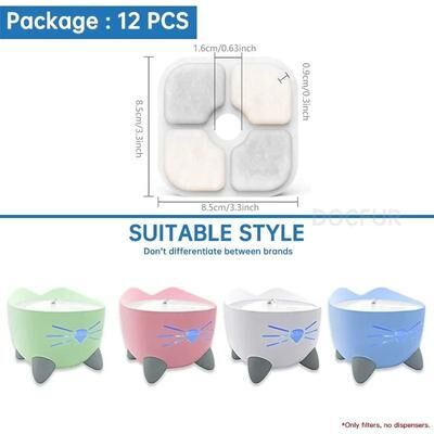 Uplift Picks Cat Water Fountain Replacement Filters For Fresh Pet Drinking Water d