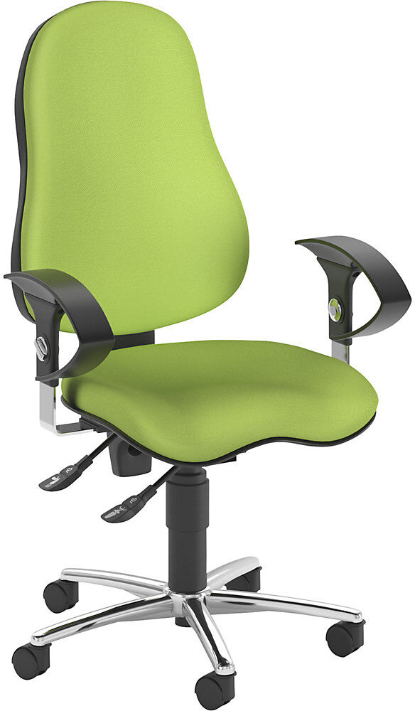 Bürostuhl SITNESS 10, mit verstellbaren Armlehnen, apfelgrün Topstar