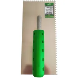 Hufa Profi Glättekelle Edelstahl 2K Griff 280x130mm 4x4mm gezahnt
