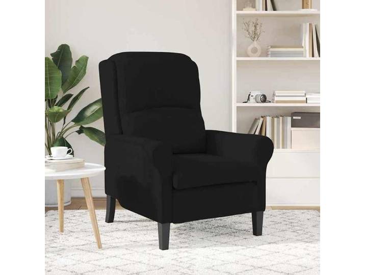 Printemps 2026 Soldes 1 PC Fauteuil d'appoint - CHAISE TV - fauteuil Noir 76x94x102 cm Microfibre - 76x94x102 cm 2_411147