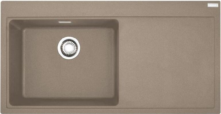 Franke Mythos - Fragranit Spülbecken MTG 611/2, 1000x515 mm, Kaschmir 114.0504.120