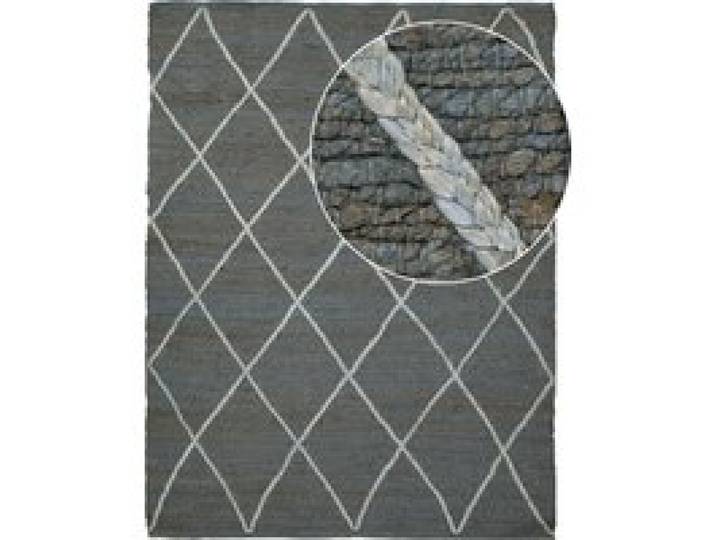 Tapis en jute Sakira anthracite 160x230 cm