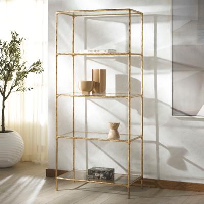 "SAFAVIEH Couture Jessa Forged Metal Bookshelf - 32"" W x 16"" D x 72"" H"