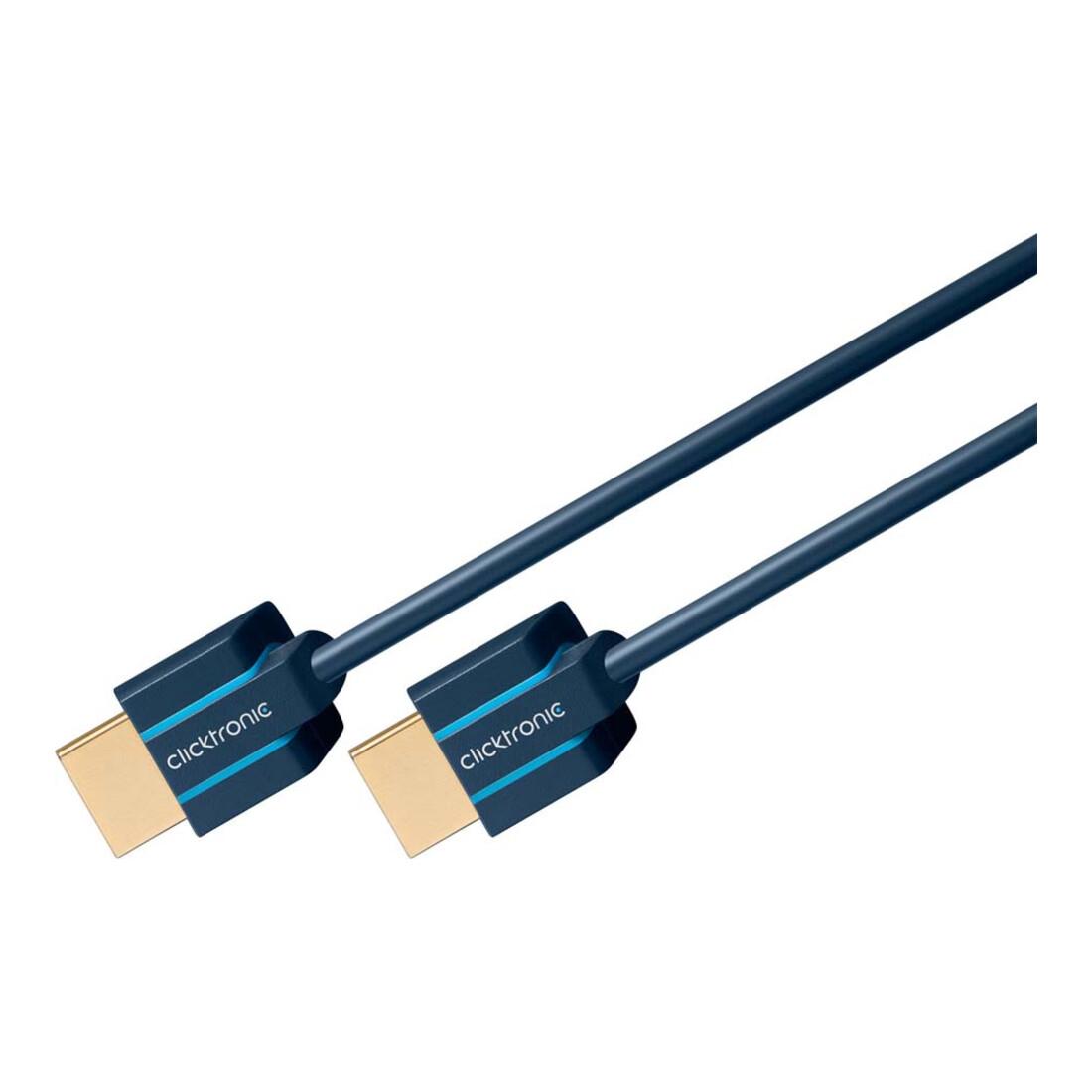 Clicktronic HDMI Kabel HighSpeed 0, 50m, Ethernet 70701)