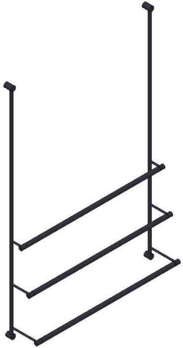 Giese GmbH Giese Server Badetuchhalter 30854-14 schwarz matt