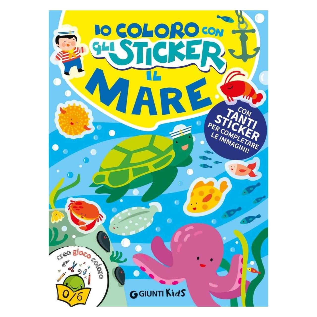 Giunti Io Coloro Con Gli Stickers. Il Mare (59860645)