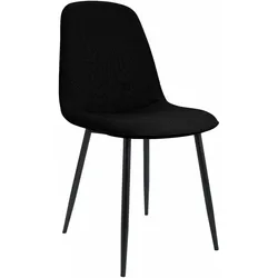 CLP Esszimmerstuhl Maryam Stoff   Farbe: schwarz, Material: Stoff