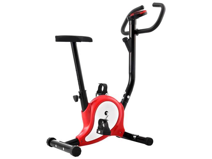 vidaXL Heimtrainer mit Riemenantrieb Rot