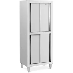 Royal Catering Edelstahl Geschirrschrank - 800 x 500 x 1800 mm -