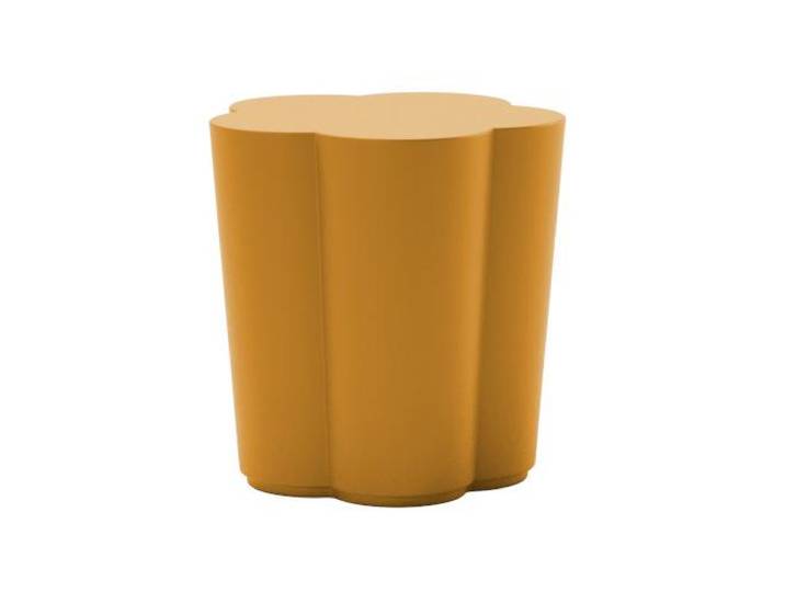 ALMA DESIGN tabouret table basse PEPPER (Jaune ambré - Polyéthylène)