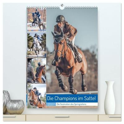 Die Champions im Sattel (hochwertiger Premium Wandkalender 2027 DIN A2 hoch), Kunstdruck in Hochglanz