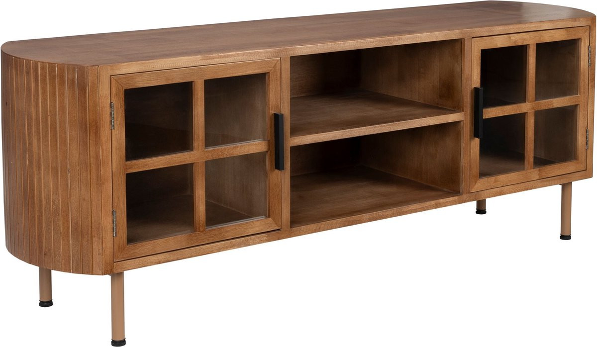 Housecraft Living Yaz laag dressoir in hout - Bruin