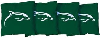 Skip's Garage Le Moyne Dolphins Green Cornhole Bags