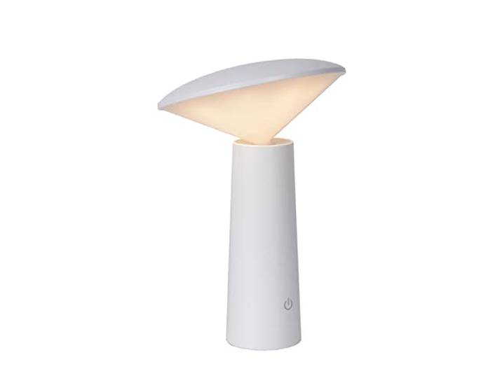 Lucide JIVE - Lampe de table Extérieur - Ø 13\,9 cm - LED Dim. - 1x4W 6500K - IP44 - Blanc