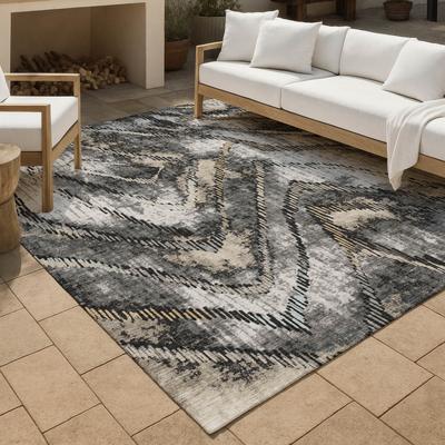 Addison Rugs Machine Washable Indoor/ Outdoor Global Hiram Chantille Rug