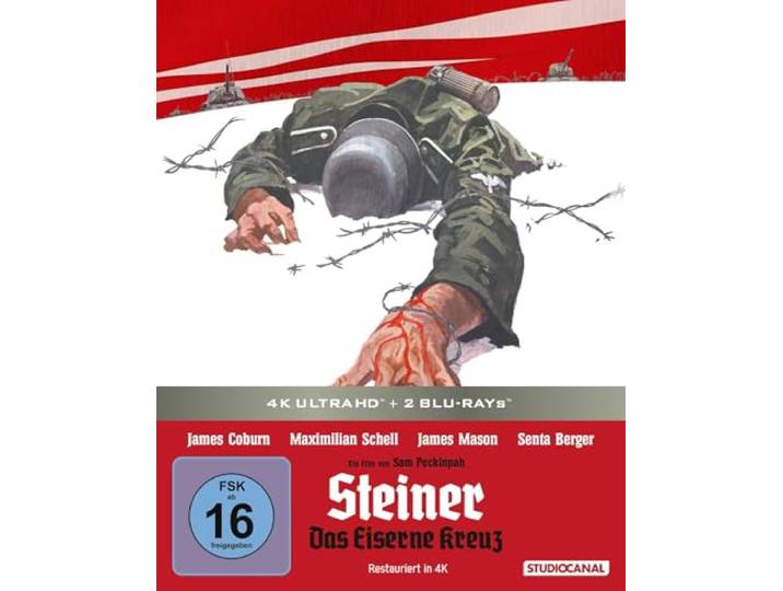 Steiner - Das Eiserne Kreuz - Limited Steelbook Edition (4K Ultra HD + 2 Blu-rays)