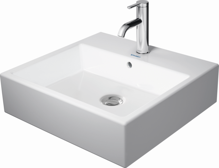 Duravit Vero Air Aufsatzwaschtisch 2352500000 weiss, 50x47cm, Rückwand glasiert, mit Hahnloch