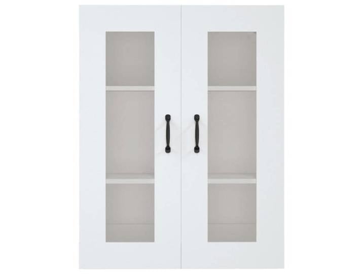 En soldes - Cabinet murale industriel Placard de rangement - Buffet vaisselier suspendue Blanc 69 5x34x90cm 8_6882325