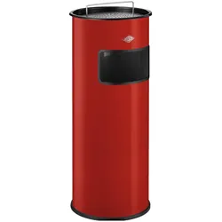 Wesco, Aschenbecher, Standascher 50 mit Sieb Rot, Aschenbecher, Stahlblech, 50 L, 8012182