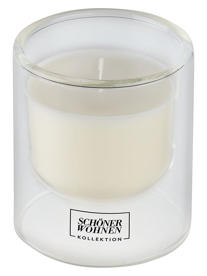 Schöner Wohnen Kollektion Duftkerze "Lemongrass" in Weiß - 109 g - onesize