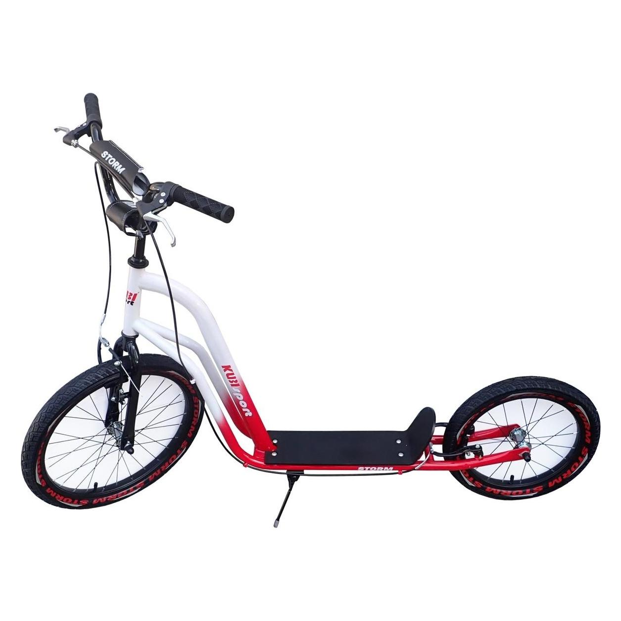Kubi Sport Storm-Tretroller mit Luftreifen 20/16", weiss-rot (76181576)