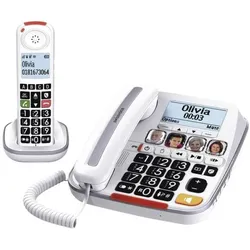 Alcatel SWISSVOICE XTRA 3355 COMBO EU, Telefon, Weiss