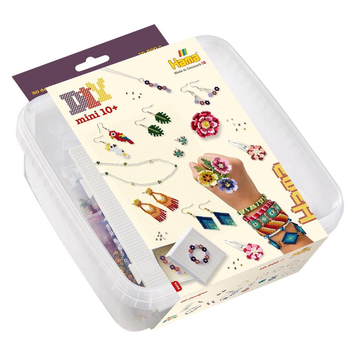 Hama - Mini beads and pegboards in bucket, jewelry (385404) (385404)