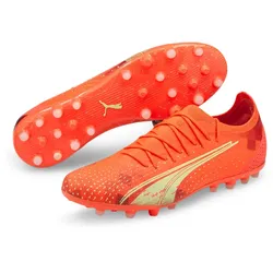 PUMA Ultra Ultimate MG Fußballschuhe Herren fiery coral/fizzy light/puma black 47