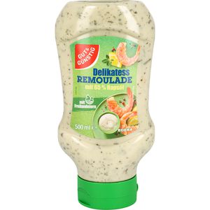 Gut&Günstig Remoulade Delikatess, mit Freilandeiern, in der Dosierflasche, 500 ml