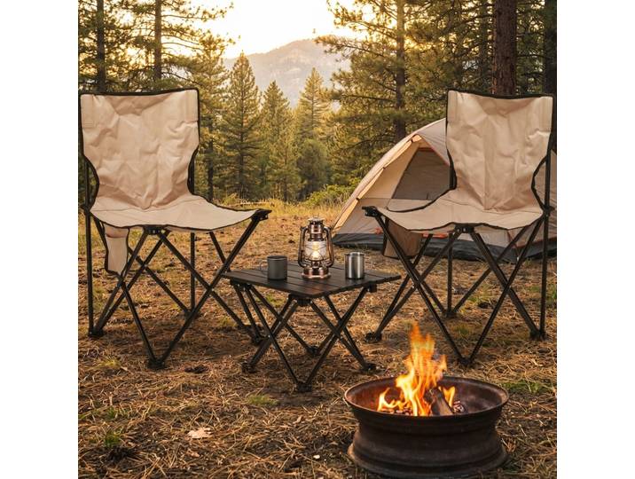 Campingstuhl- und Tischset, klappbar