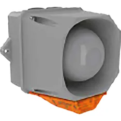 X10CEMNG1AL - X10 Mini AV, grau, gelbe Linse, 9-60V AC/DC