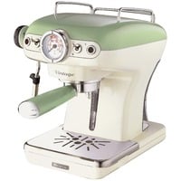 Amerikanische Vintage , Espressomaschine beige/hellgrün